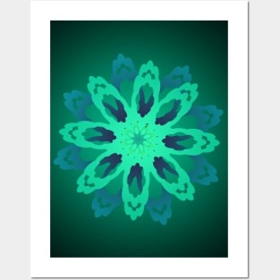 Flower Green Decorative Posters and Art